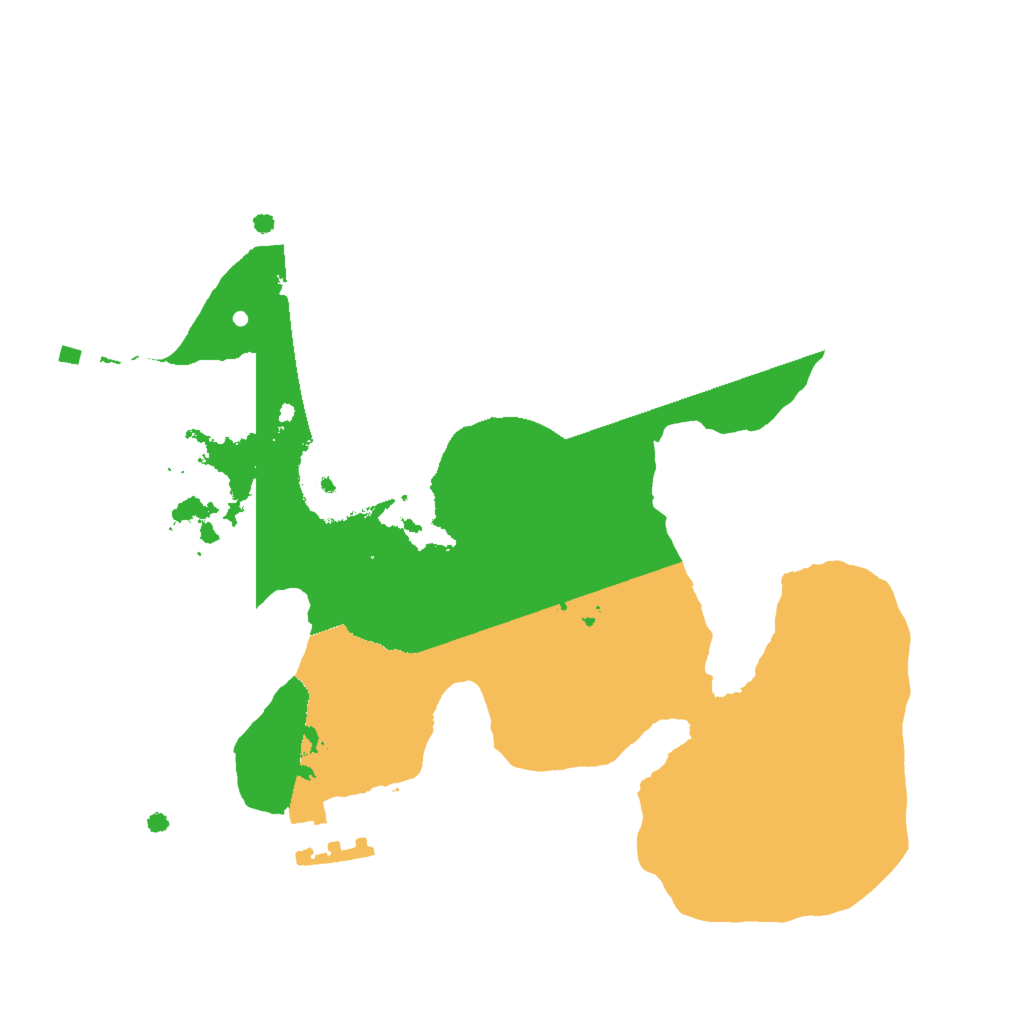 Biome Rust Map: Procedural Map, Size: 2000, Seed: 760405917