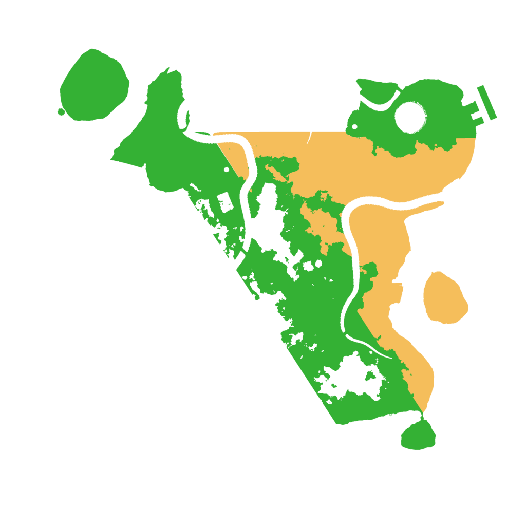 Biome Rust Map: Procedural Map, Size: 3000, Seed: 98784