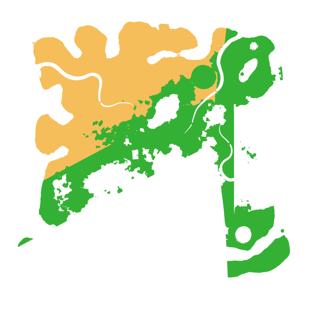 Biome Rust Map: Procedural Map, Size: 3500, Seed: 728446751