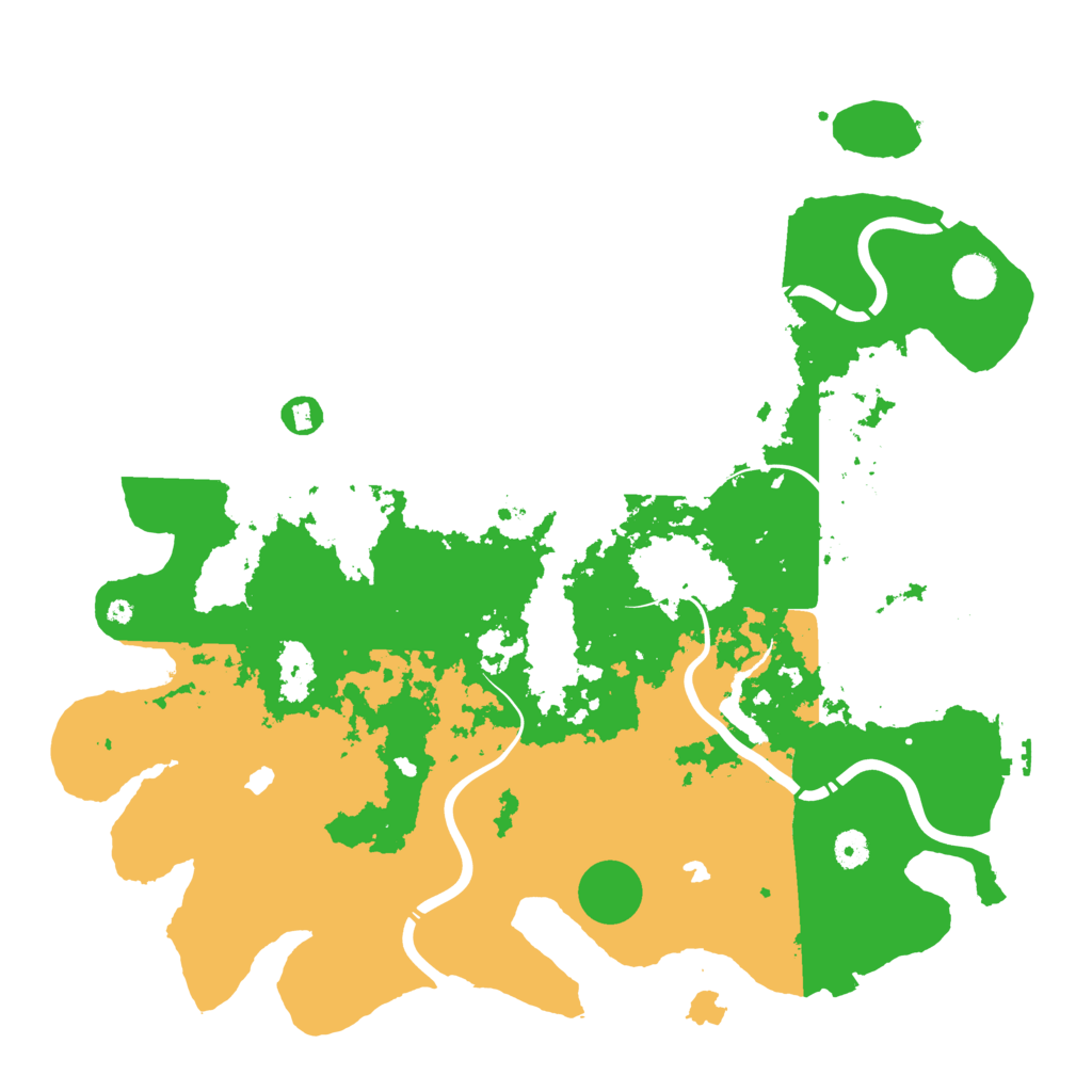 Biome Rust Map: Procedural Map, Size: 4500, Seed: 1191140923