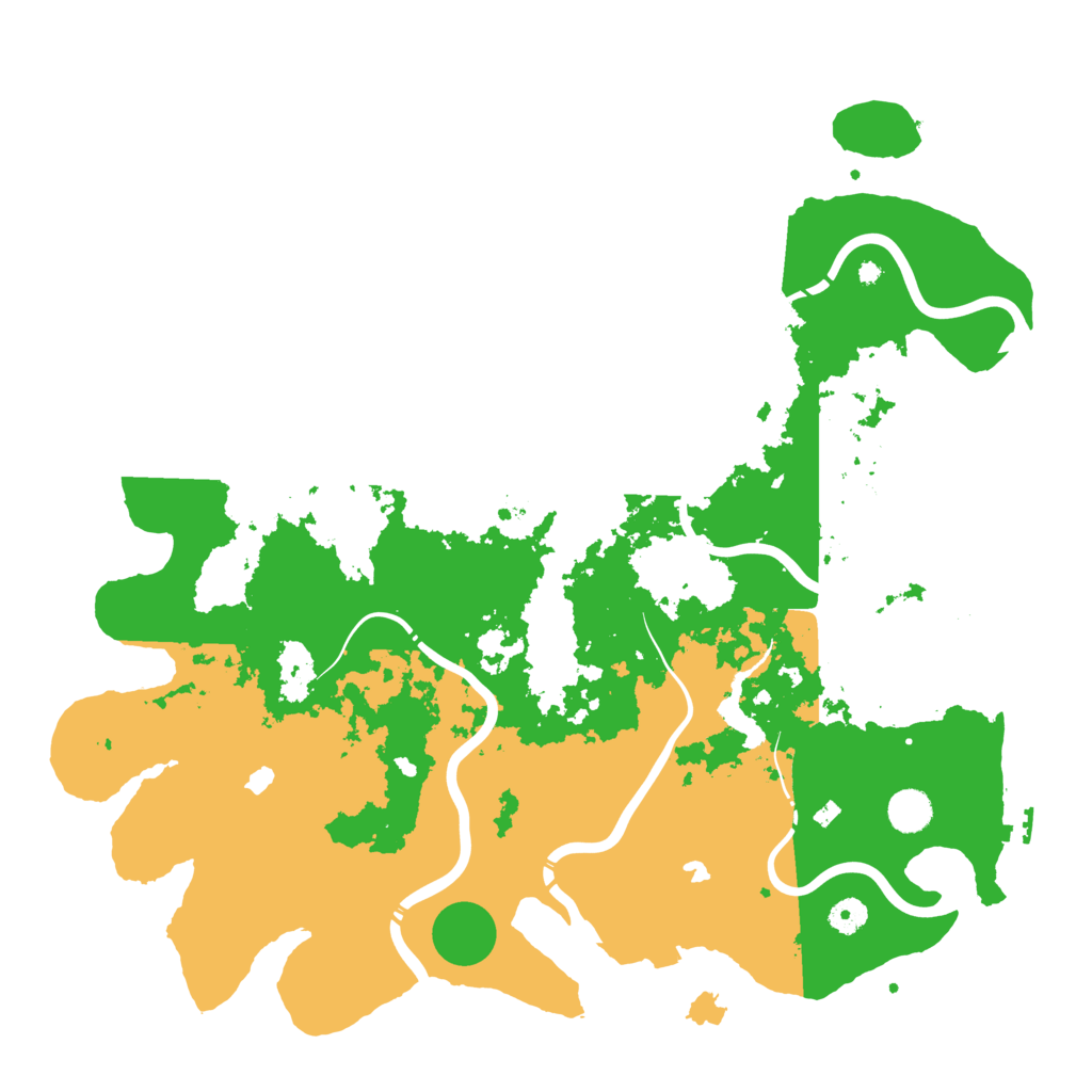 Biome Rust Map: Procedural Map, Size: 4500, Seed: 1191140923
