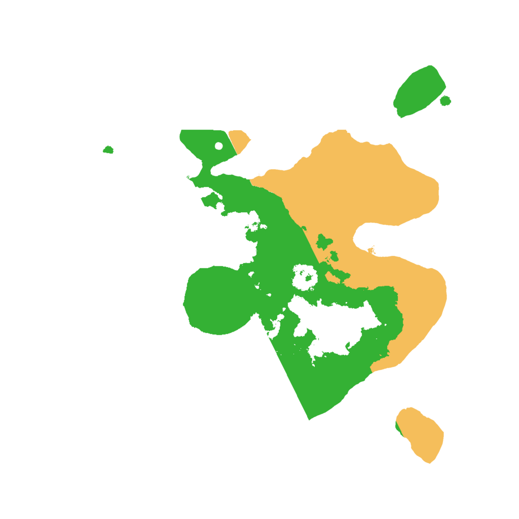 Biome Rust Map: Procedural Map, Size: 2000, Seed: 1949782416