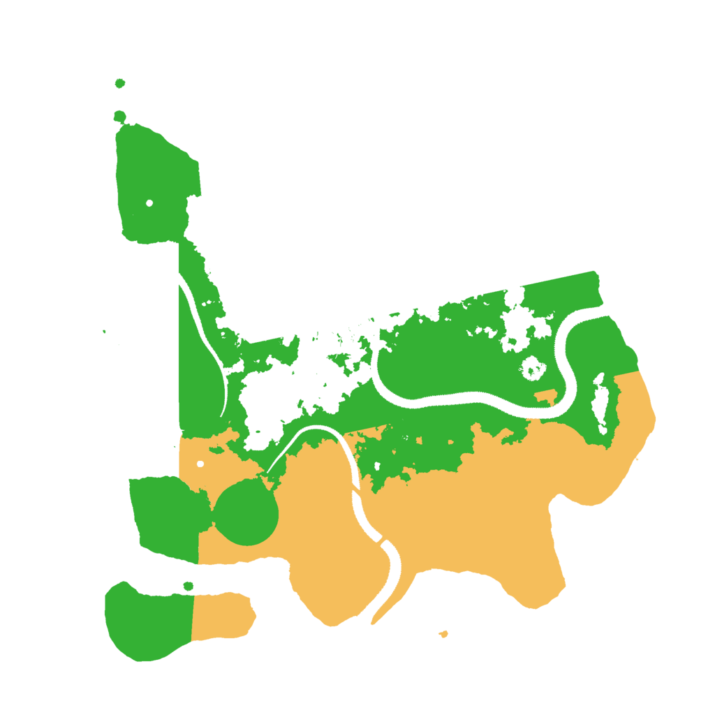 Biome Rust Map: Procedural Map, Size: 3000, Seed: 1580397358