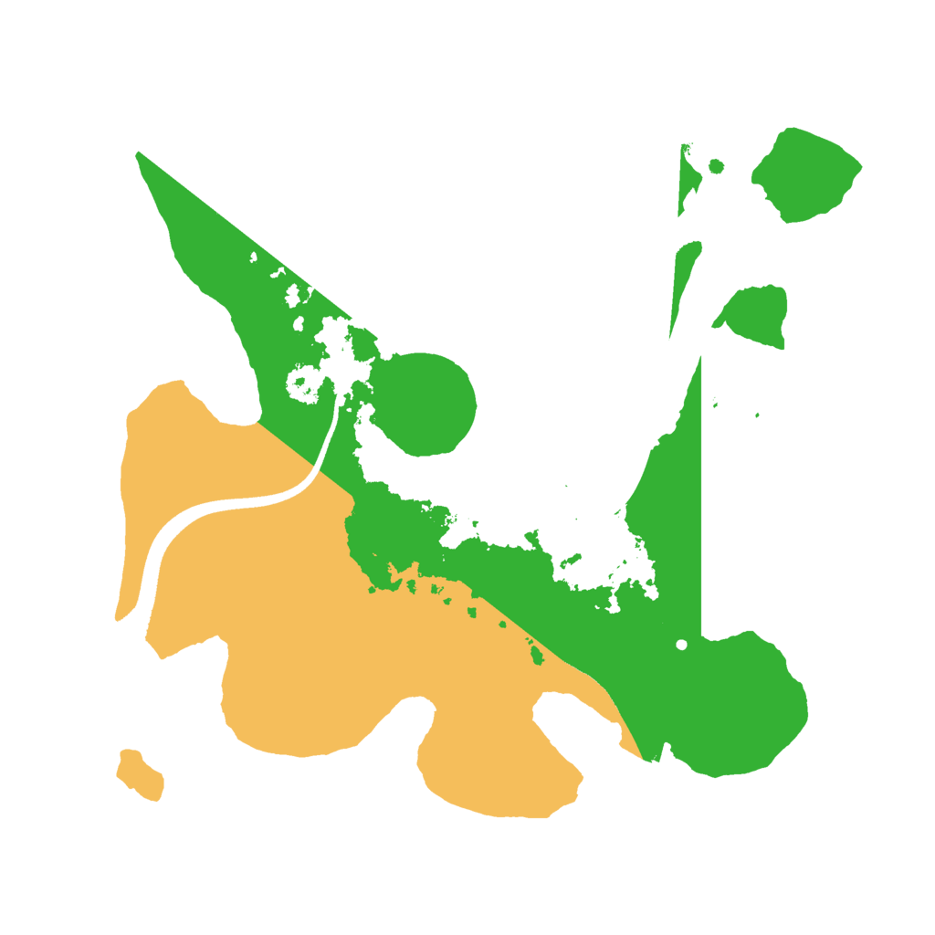 Biome Rust Map: Procedural Map, Size: 2500, Seed: 29842