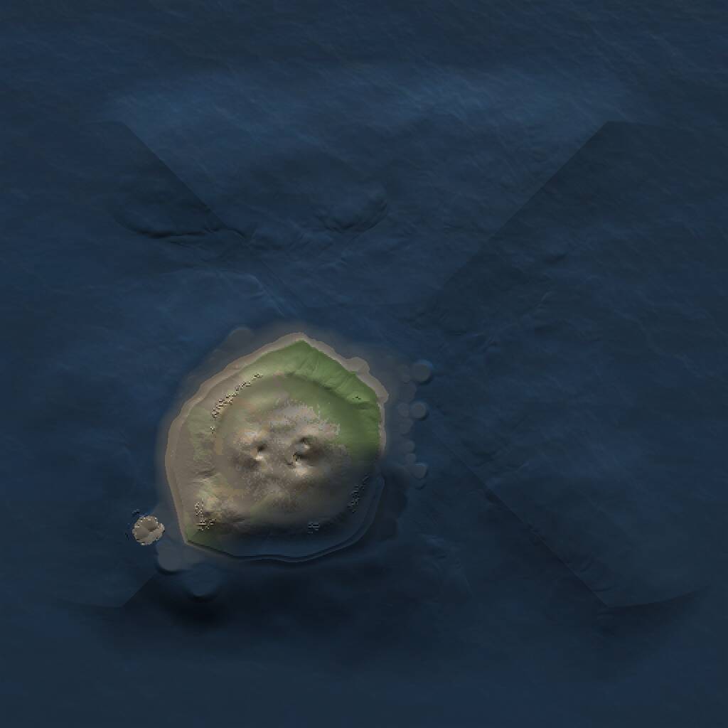 Rust Map: Procedural Map, Size: 1000, Seed: 886851573, 1 Monuments