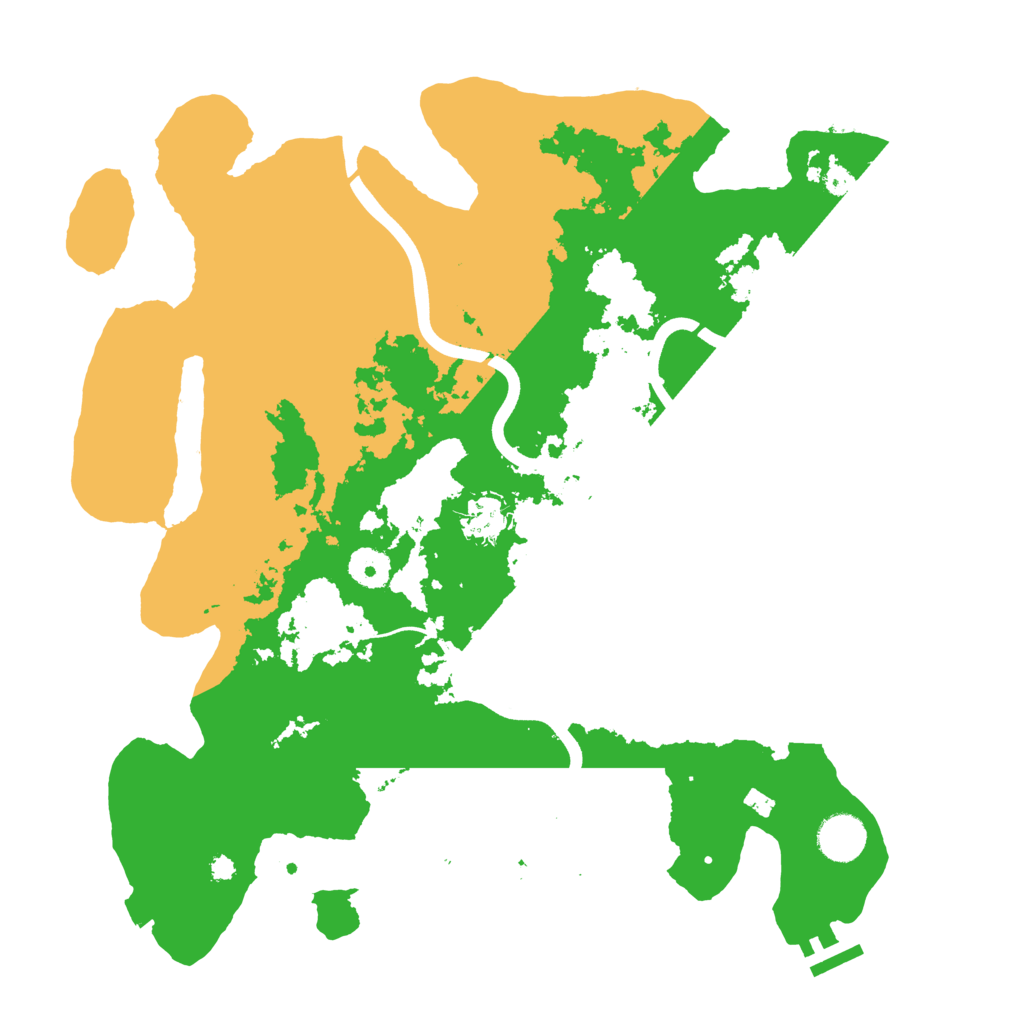 Biome Rust Map: Procedural Map, Size: 3750, Seed: 11985