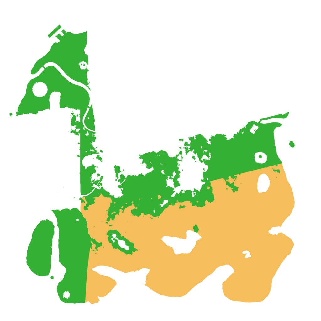 Biome Rust Map: Procedural Map, Size: 4000, Seed: 45615