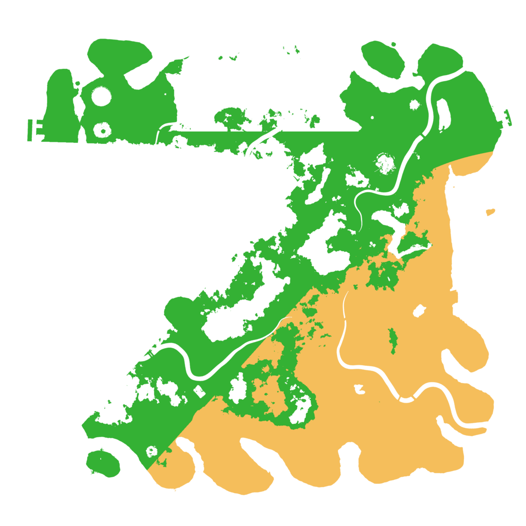 Biome Rust Map: Procedural Map, Size: 4750, Seed: 2