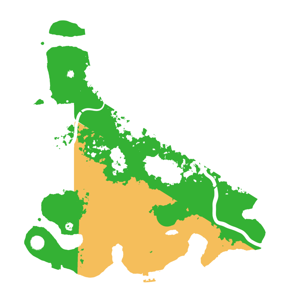 Biome Rust Map: Procedural Map, Size: 3700, Seed: 956597816