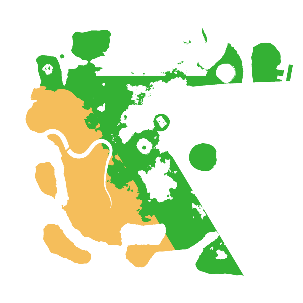 Biome Rust Map: Procedural Map, Size: 3000, Seed: 2118406067