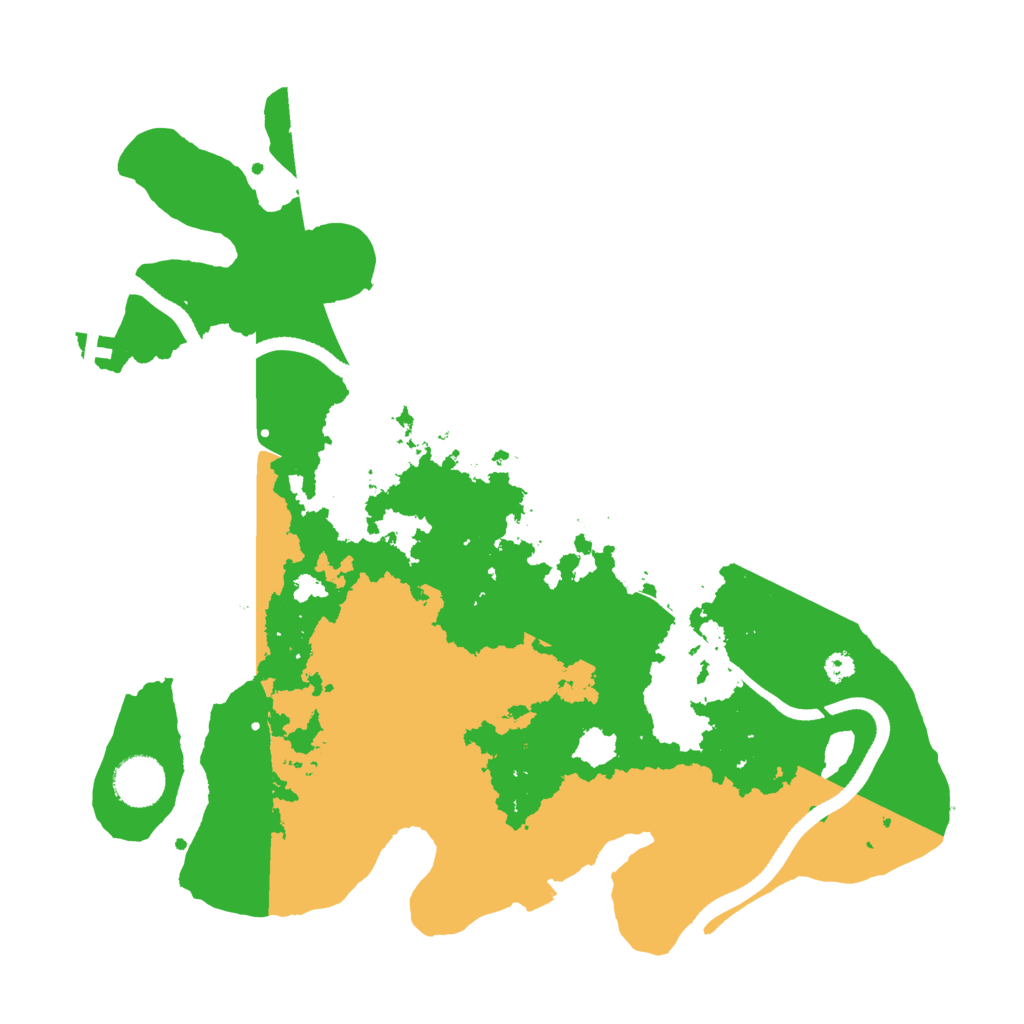 Biome Rust Map: Procedural Map, Size: 3500, Seed: 1682890306