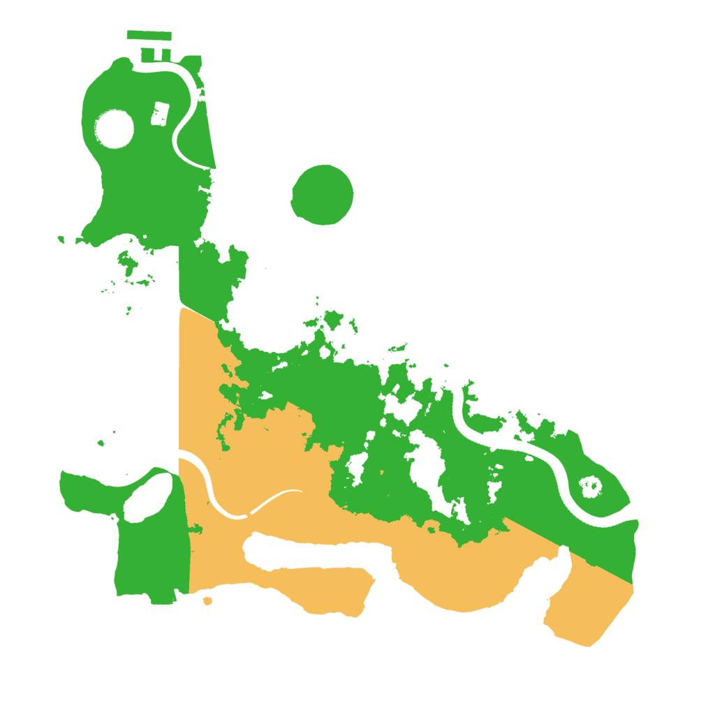 Biome Rust Map: Procedural Map, Size: 3250, Seed: 102221821