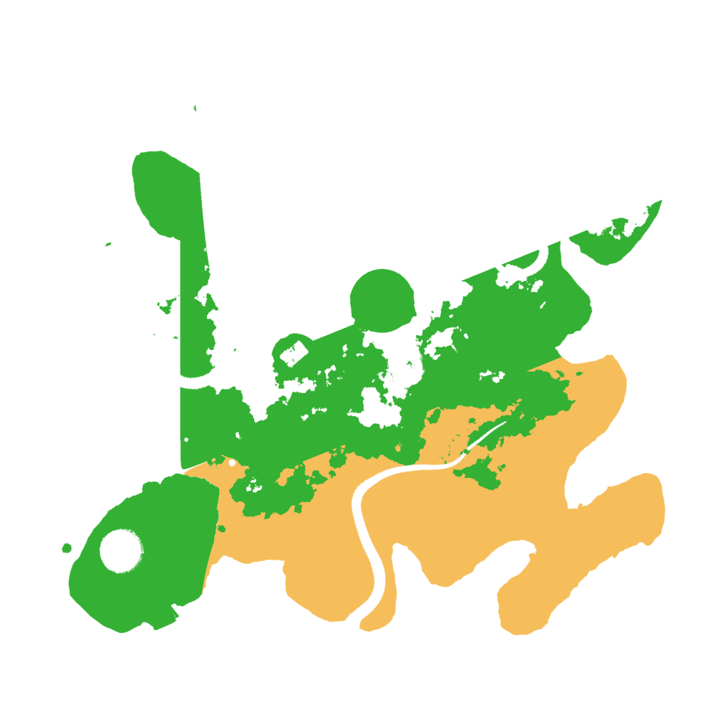 Biome Rust Map: Procedural Map, Size: 3000, Seed: 430426259