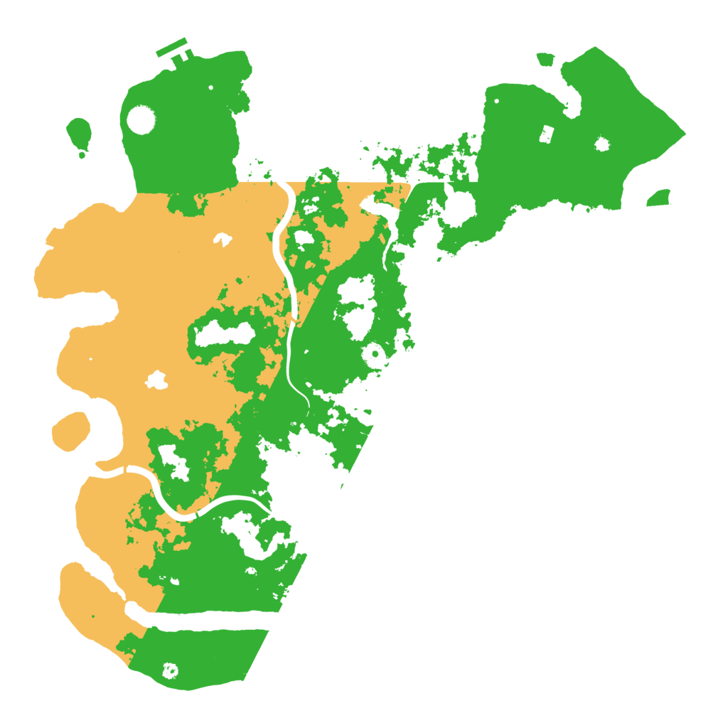 Biome Rust Map: Procedural Map, Size: 4500, Seed: 588619281