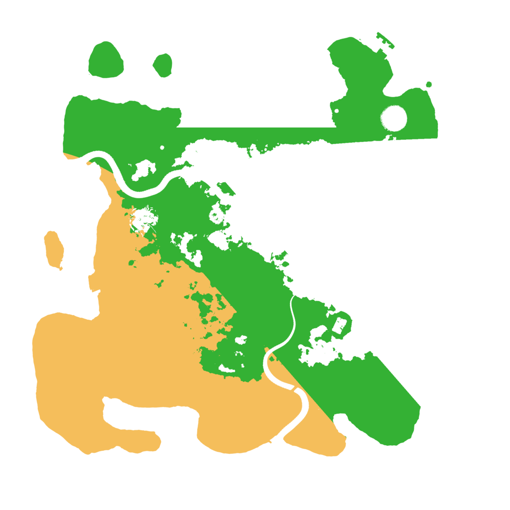 Biome Rust Map: Procedural Map, Size: 3500, Seed: 123291428