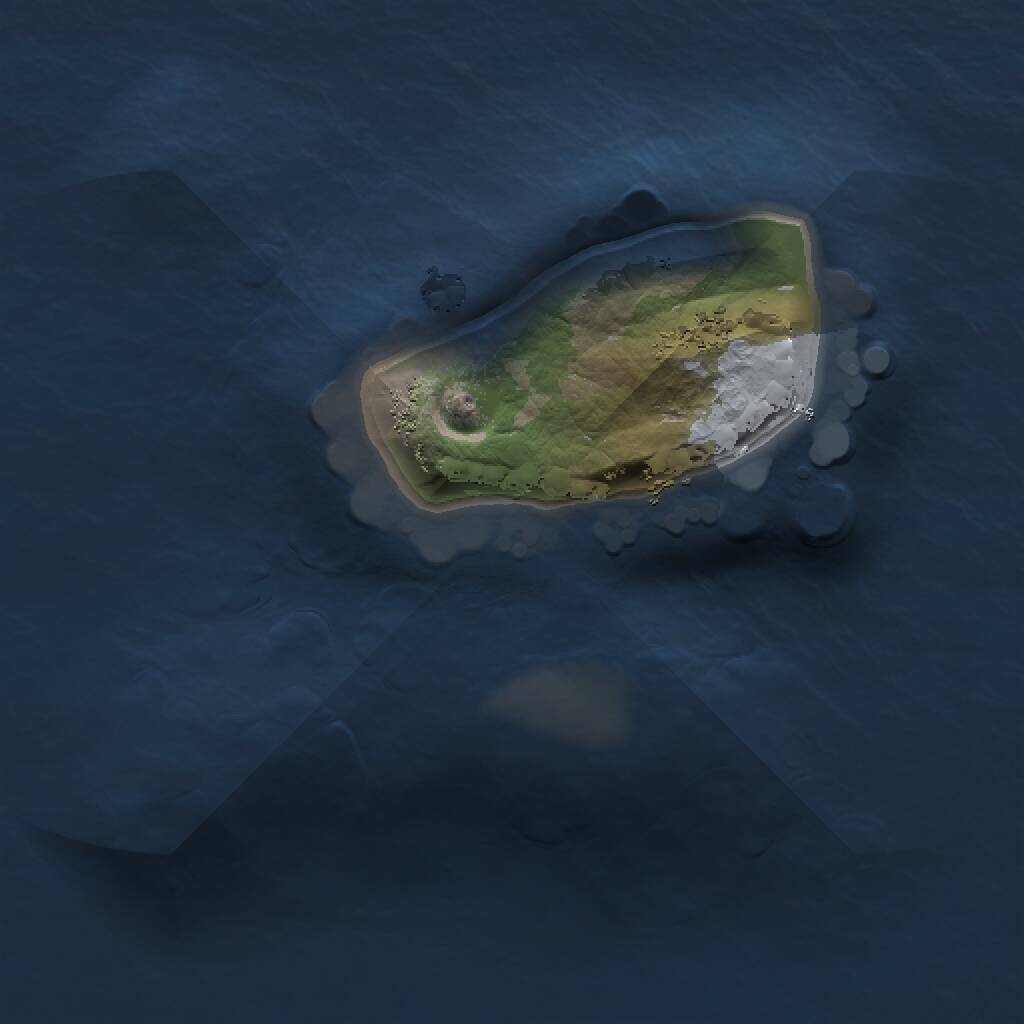 Rust Map: Procedural Map, Size: 1000, Seed: 24579582, 1 Monuments