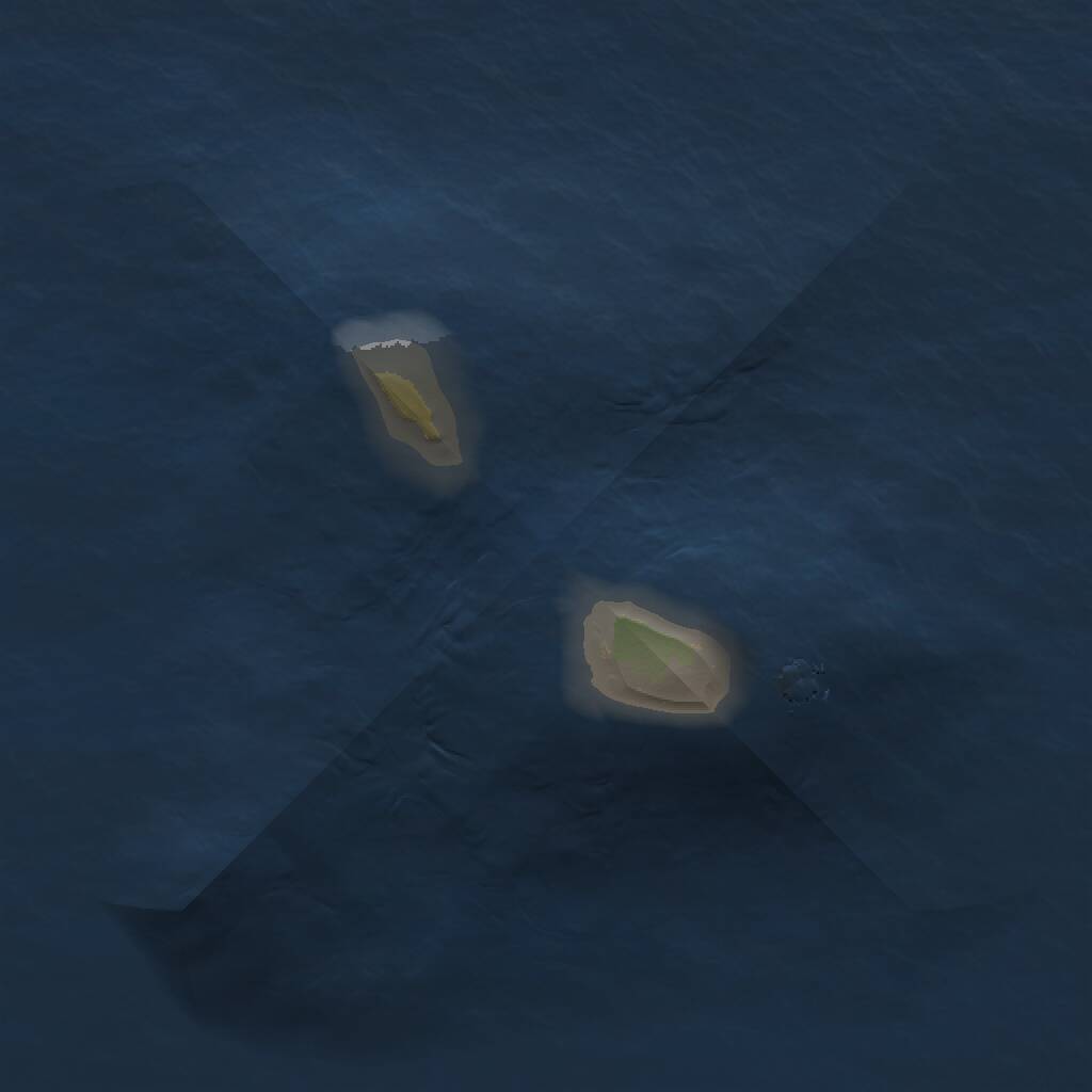 Rust Map: Procedural Map, Size: 1000, Seed: 230624635, 1 Monuments