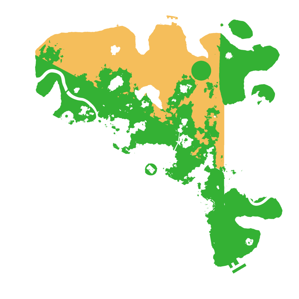 Biome Rust Map: Procedural Map, Size: 4000, Seed: 94303564
