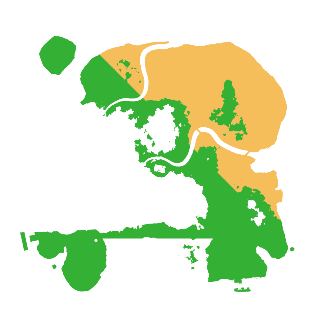 Biome Rust Map: Procedural Map, Size: 3000, Seed: 2072101649