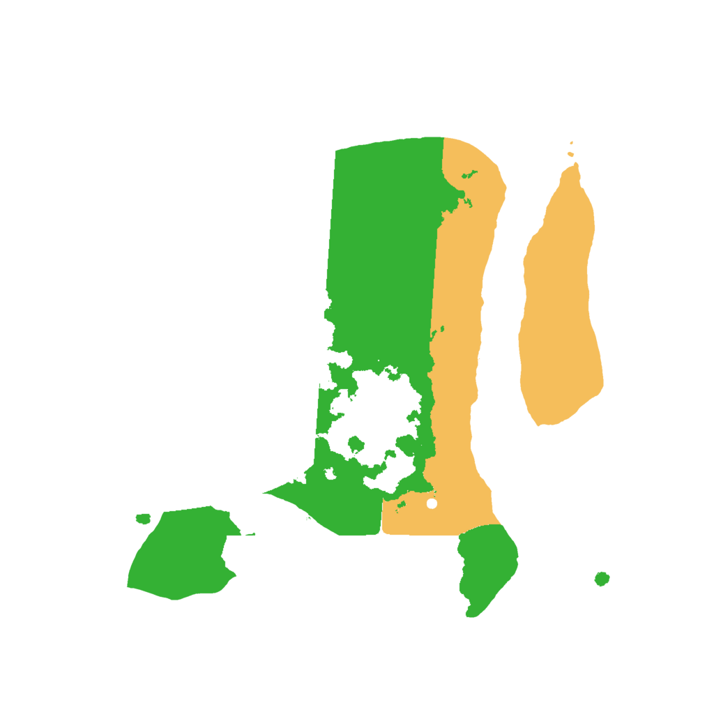 Biome Rust Map: Procedural Map, Size: 2000, Seed: 288975394