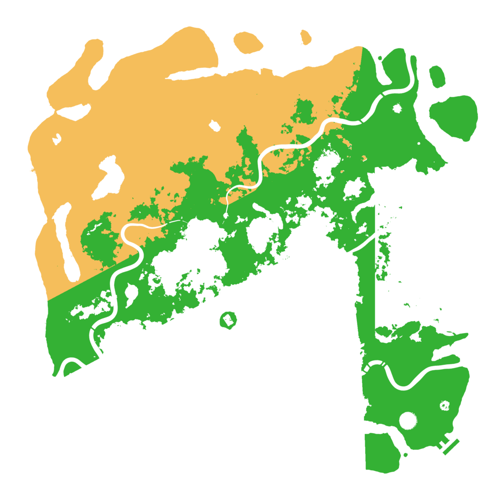 Biome Rust Map: Procedural Map, Size: 5000, Seed: 655689349
