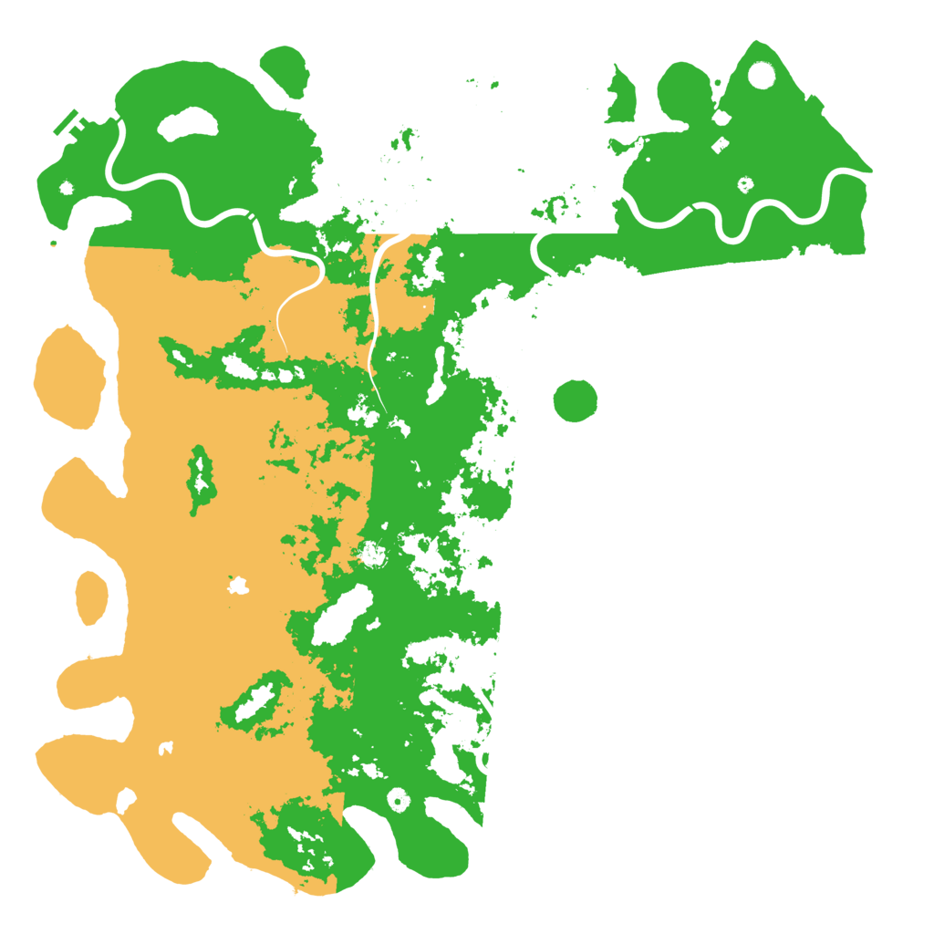 Biome Rust Map: Procedural Map, Size: 6000, Seed: 69779