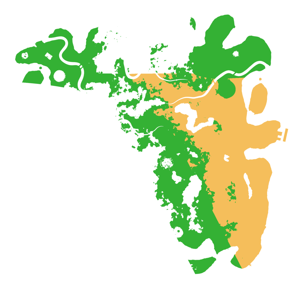 Biome Rust Map: Procedural Map, Size: 4500, Seed: 478695