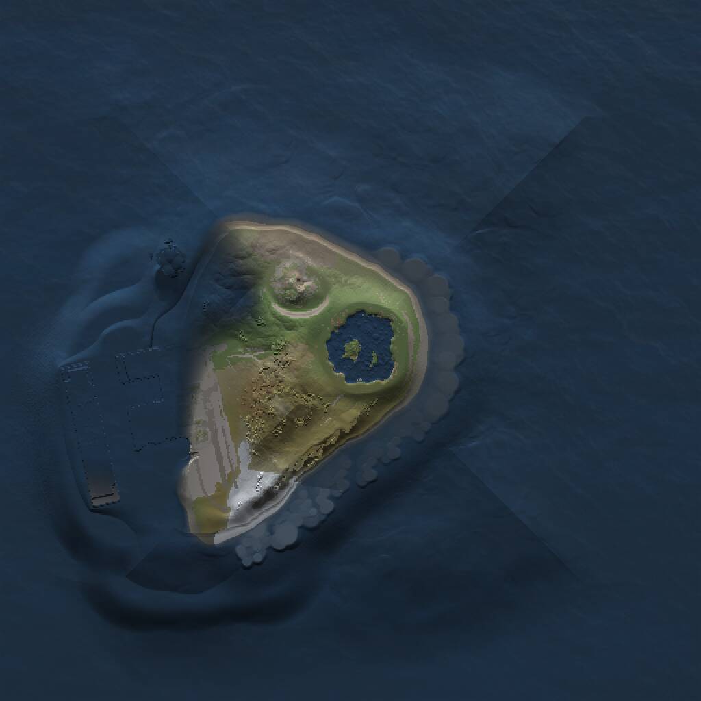 Rust Map: Procedural Map, Size: 1000, Seed: 577388479, 2 Monuments