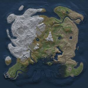 Thumbnail Rust Map: Procedural Map, Size: 4000, Seed: 897146227, 15 Monuments