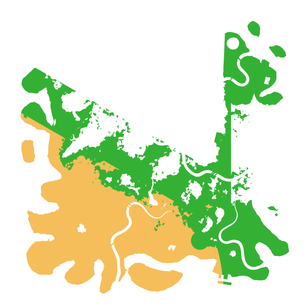 Biome Rust Map: Procedural Map, Size: 4500, Seed: 22996019