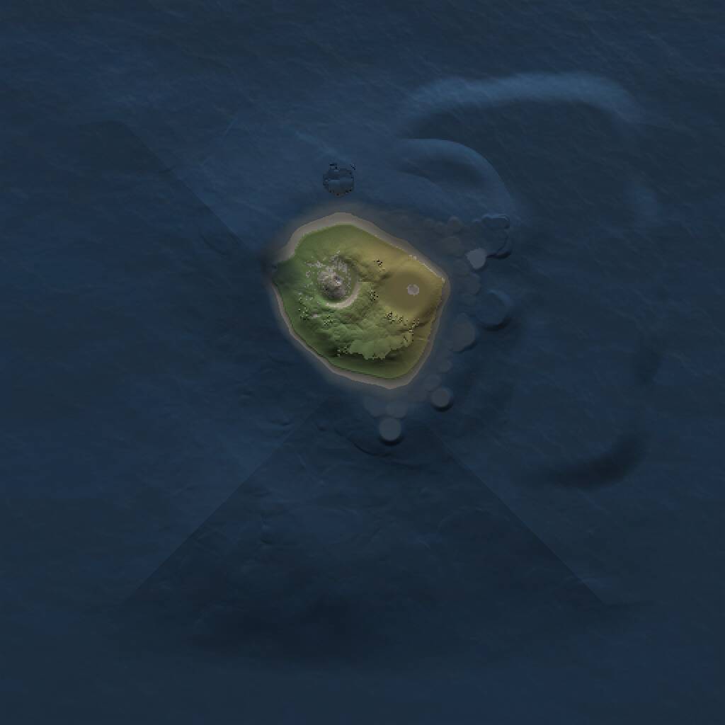 Rust Map: Procedural Map, Size: 1000, Seed: 994752338, 1 Monuments