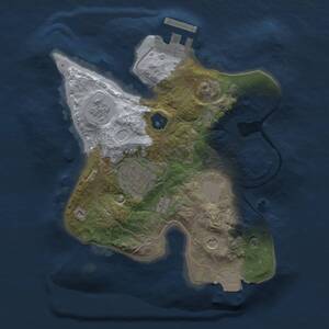 Thumbnail Rust Map: Procedural Map, Size: 2000, Seed: 963025, 5 Monuments