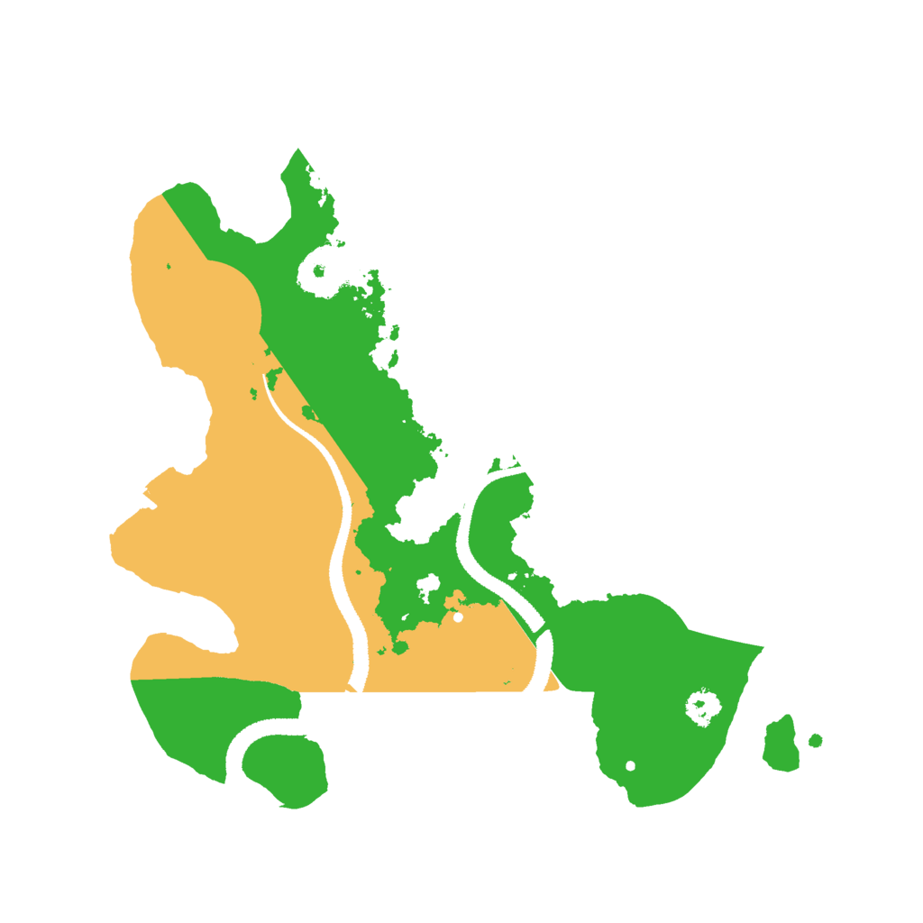 Biome Rust Map: Procedural Map, Size: 2700, Seed: 73723
