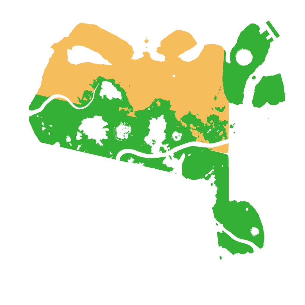 Biome Rust Map: Procedural Map, Size: 3250, Seed: 625618