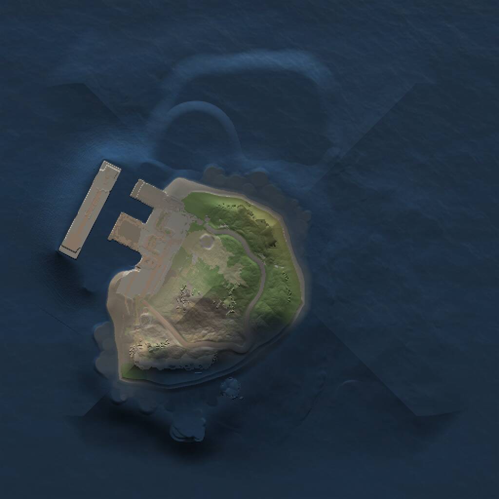 Rust Map: Procedural Map, Size: 1000, Seed: 1527584684, 2 Monuments