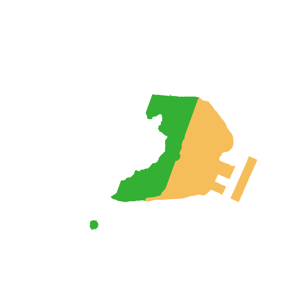 Biome Rust Map: Procedural Map, Size: 1300, Seed: 12