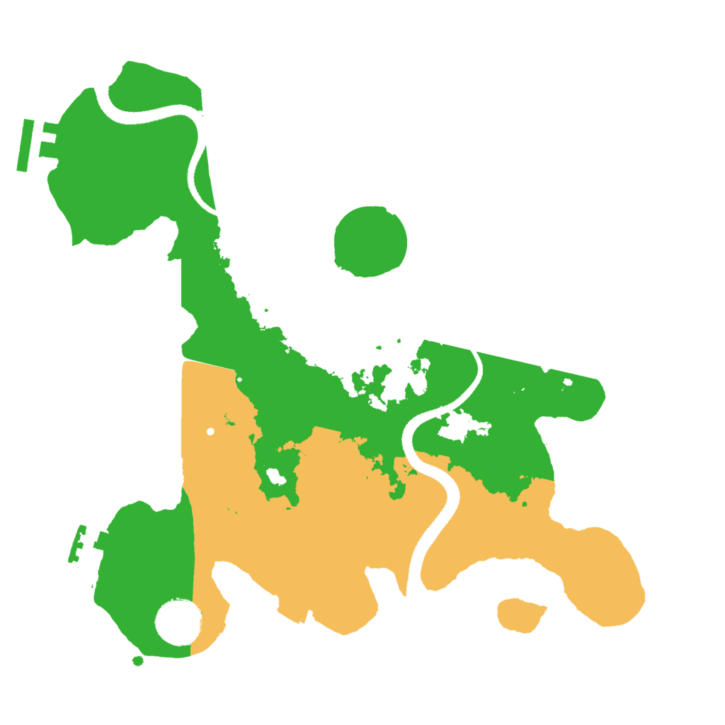 Biome Rust Map: Procedural Map, Size: 2800, Seed: 632872837