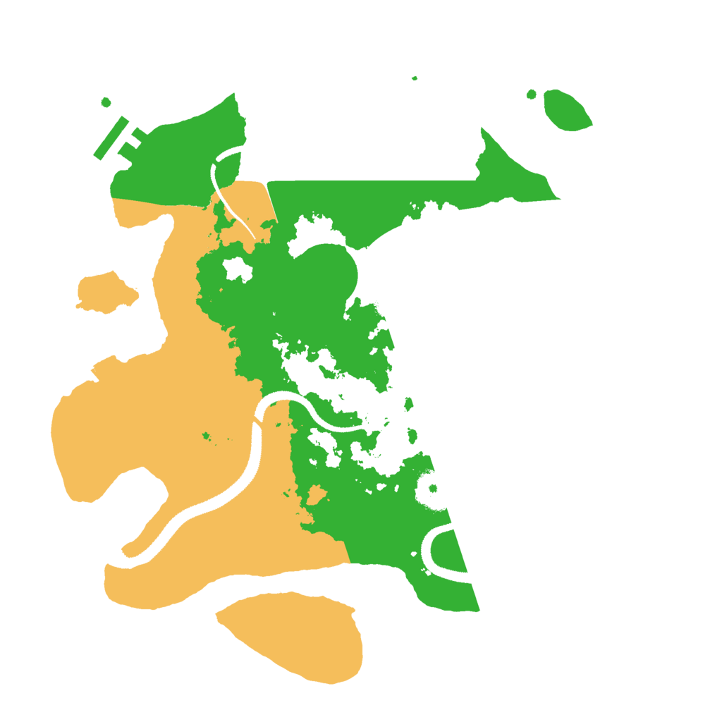 Biome Rust Map: Procedural Map, Size: 3000, Seed: 1422385353