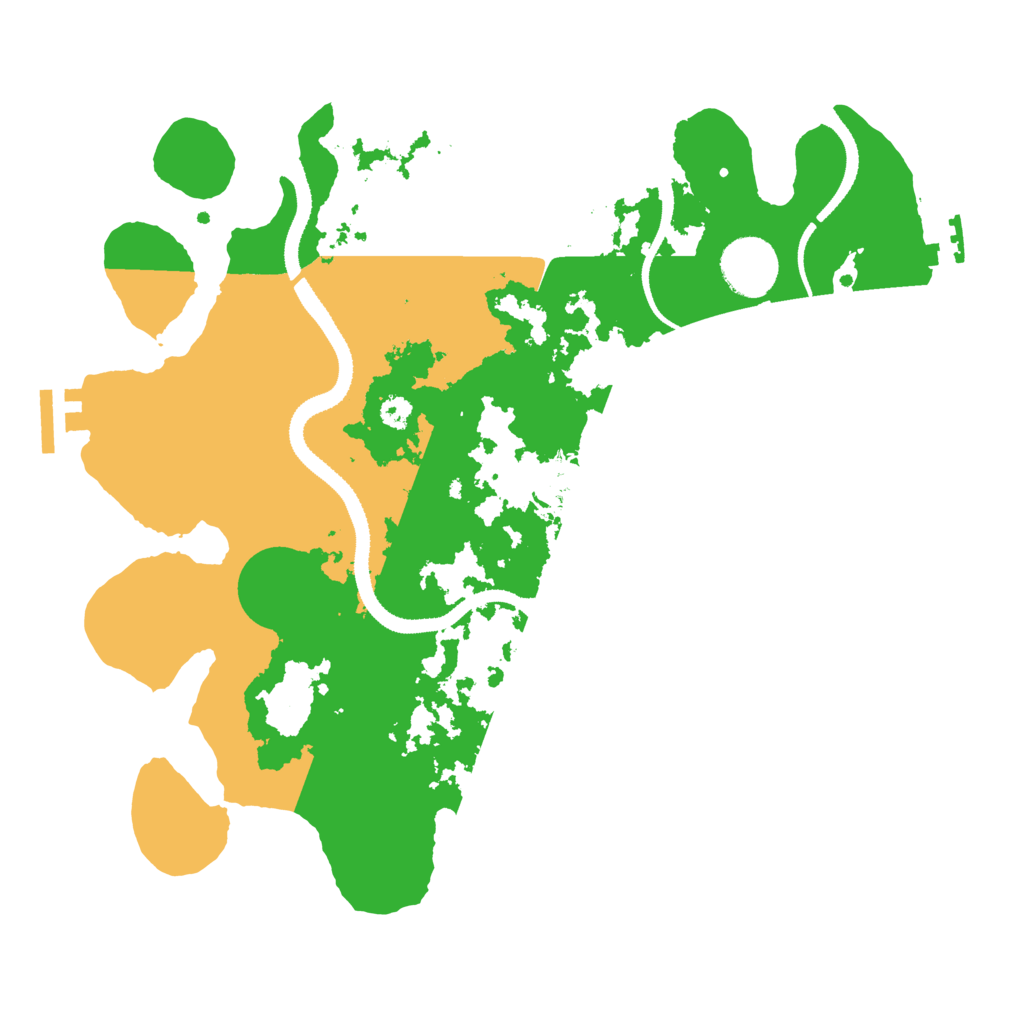 Biome Rust Map: Procedural Map, Size: 3250, Seed: 414749130