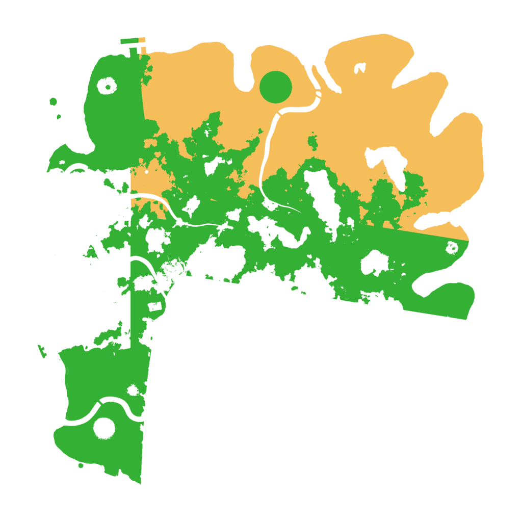 Biome Rust Map: Procedural Map, Size: 4250, Seed: 459606170