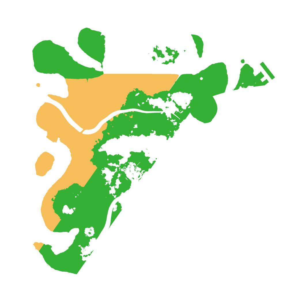 Biome Rust Map: Procedural Map, Size: 3000, Seed: 53472