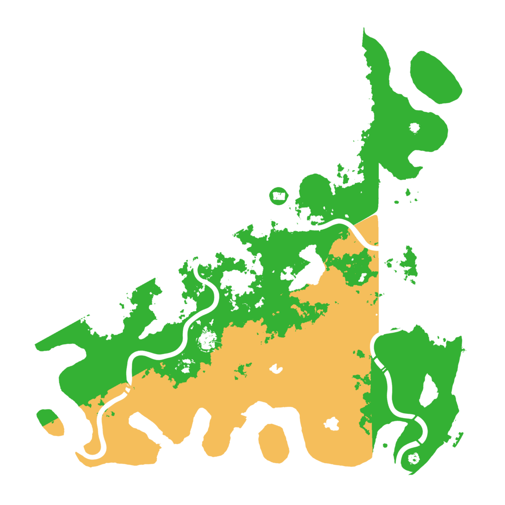Biome Rust Map: Procedural Map, Size: 4500, Seed: 76239170