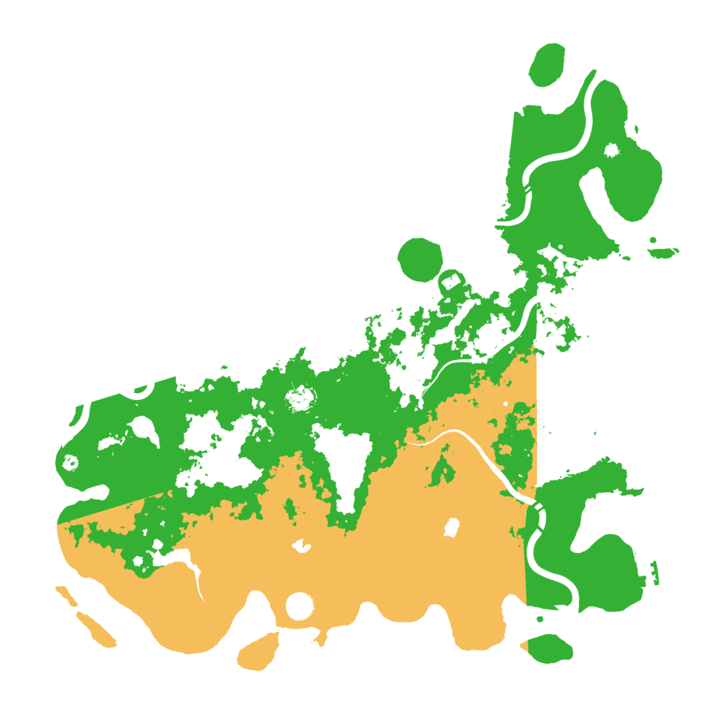 Biome Rust Map: Procedural Map, Size: 4500, Seed: 40004900