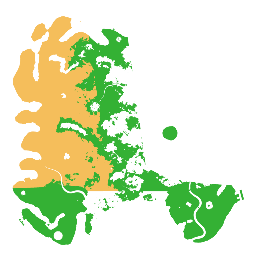 Biome Rust Map: Procedural Map, Size: 5100, Seed: 74274