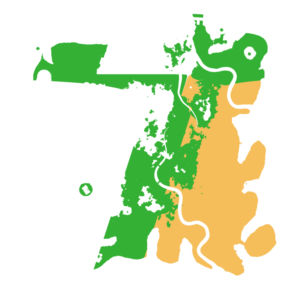 Biome Rust Map: Procedural Map, Size: 3700, Seed: 1942388425