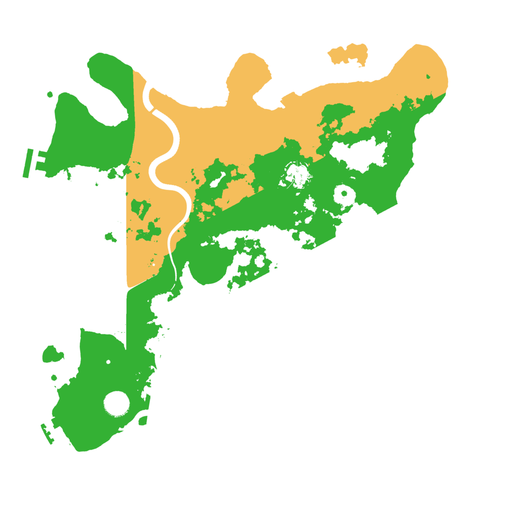 Biome Rust Map: Procedural Map, Size: 3500, Seed: 808820039