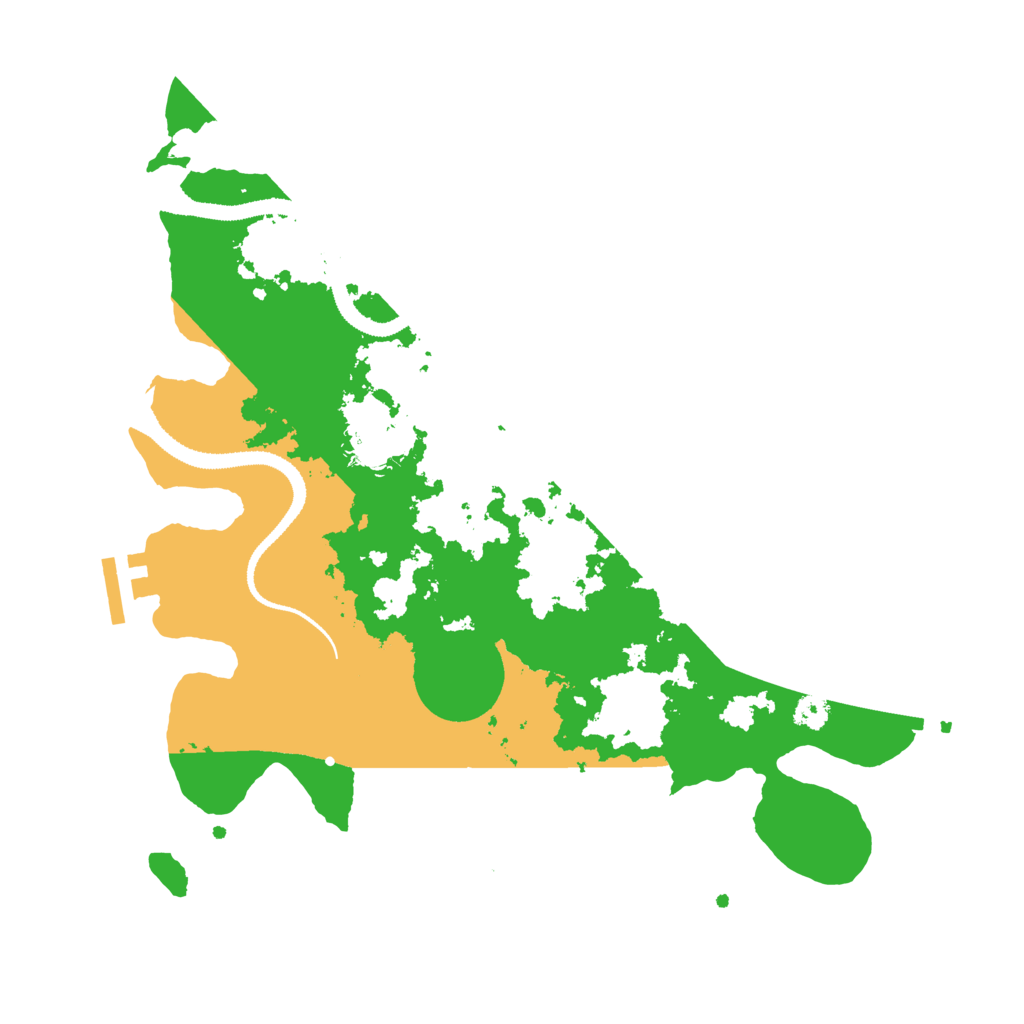 Biome Rust Map: Procedural Map, Size: 3100, Seed: 889900