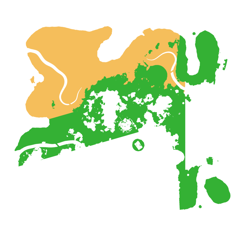 Biome Rust Map: Procedural Map, Size: 3300, Seed: 4213906