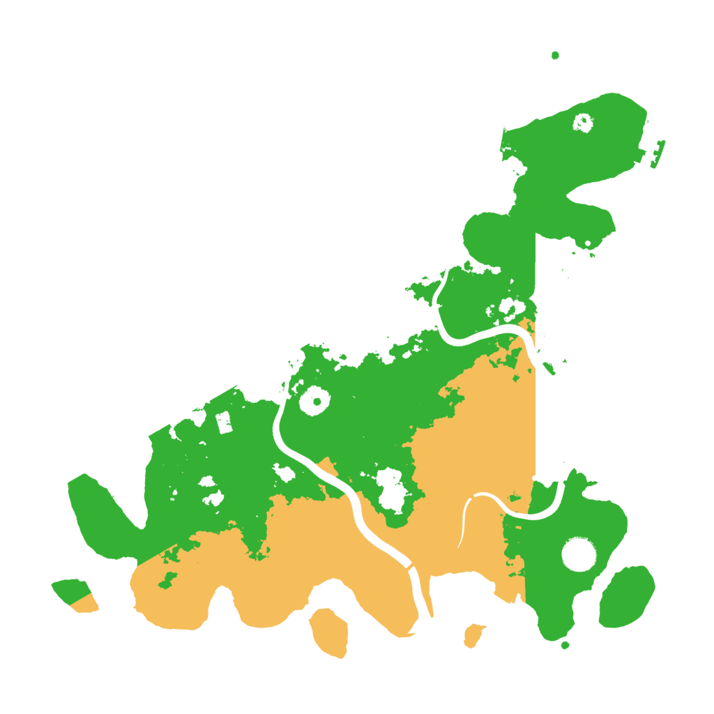 Biome Rust Map: Procedural Map, Size: 3650, Seed: 1923845