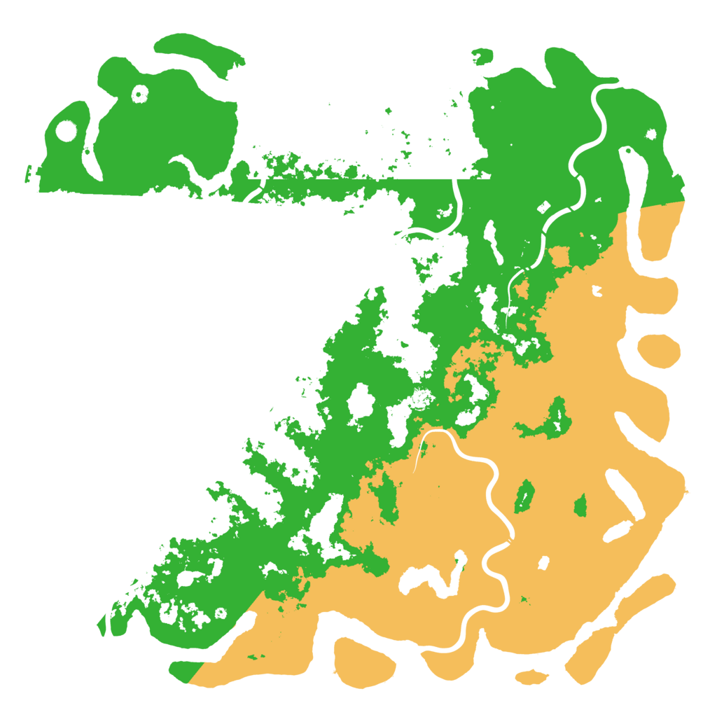 Biome Rust Map: Procedural Map, Size: 6000, Seed: 1354329256